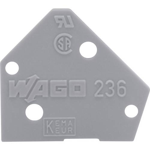 WAGO 236-800 Abschlussplatte 2000 St.