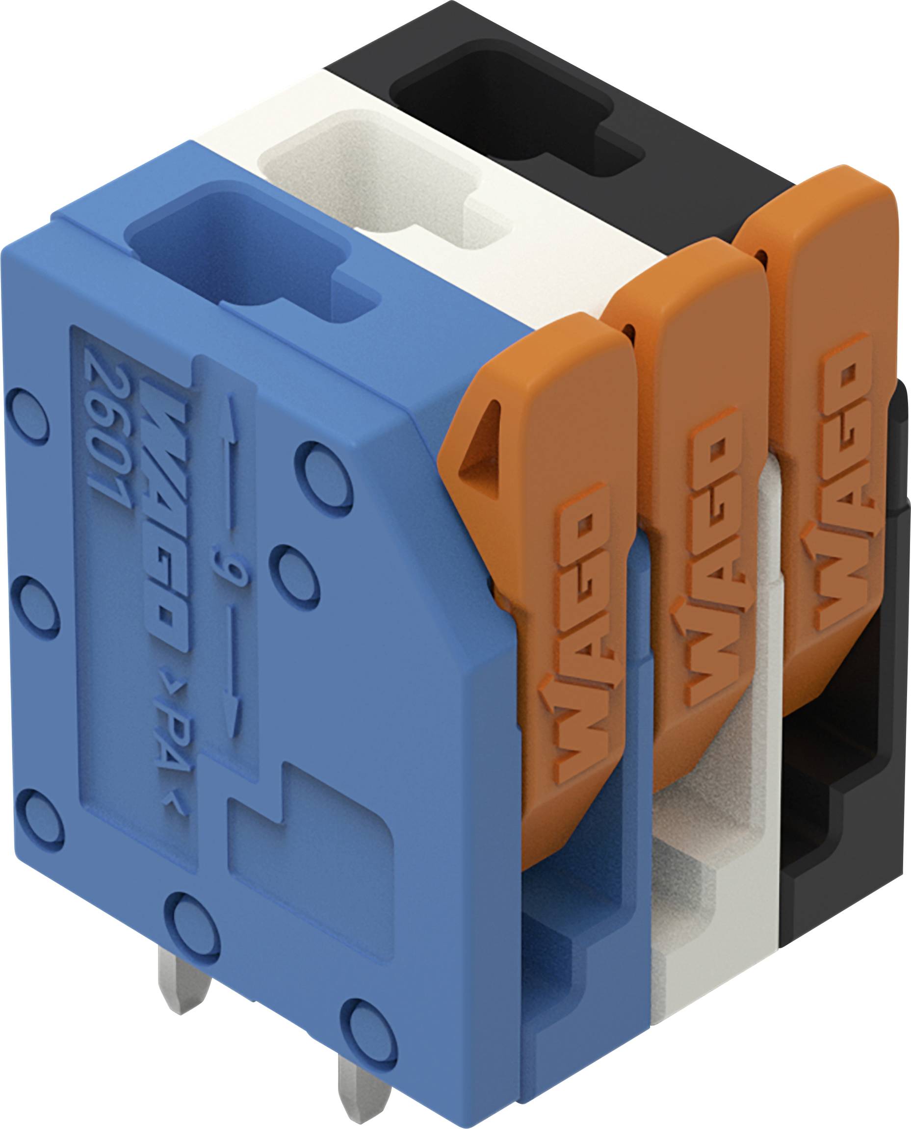 Thumbnail - WAGO 2601-3103/987-100 Leiterplattenklemme 160 St.