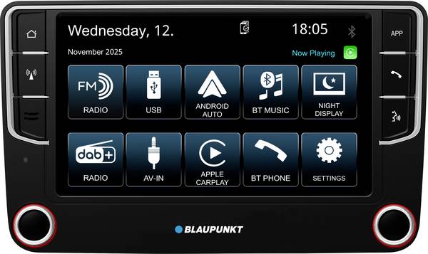Blaupunkt Wolfsburg 648 Autoradio Android Auto™, Apple CarPlay, DAB+ Tuner