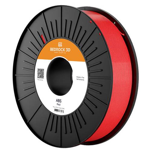 Thumbnail - BEDROCK 3D ABS-0109a075 ABS Red 1.75 mm 750 g Filament ABS 1.75 mm 750 g Rot 1 St.