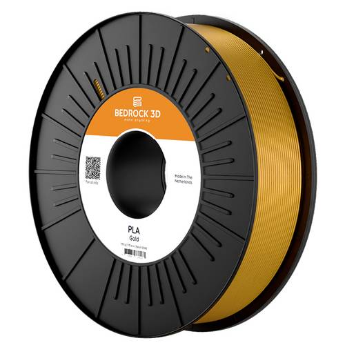 BEDROCK 3D PLA-0014b075 PLA Gold 2.85 mm 750 g Filament PLA 2.85 mm 750 g Gold 1 St.