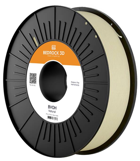 BEDROCK 3D BVOH-3021a075 BVOH 1.75 mm 750 g Filament BVOH 1.75 mm 750 g Natur 1 St.