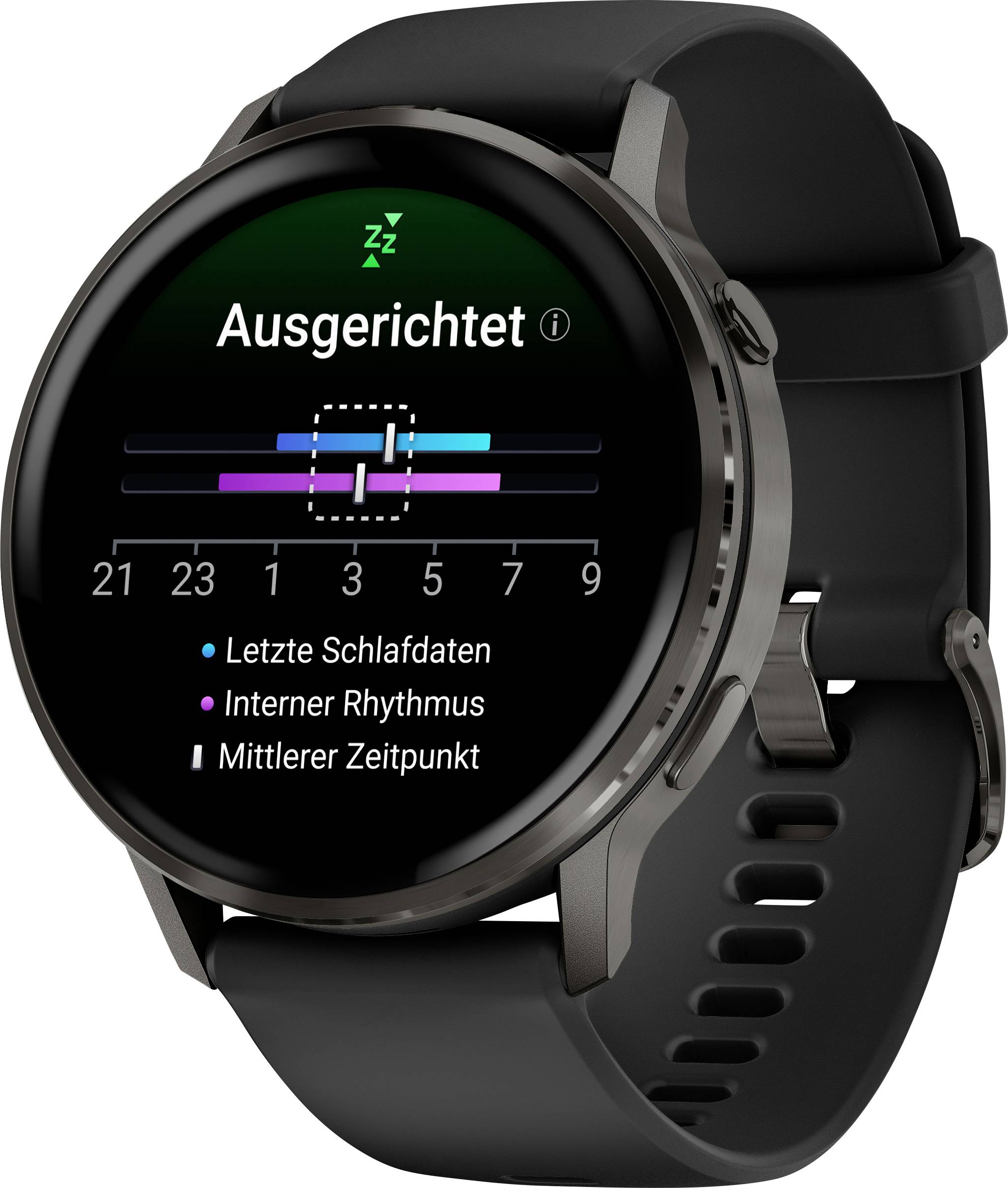 Garmin VENU® 4 Smartwatch Schwarz