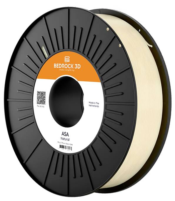 Thumbnail - BEDROCK 3D ASA-4201a075 ASA Natural 1.75 mm 750 g Filament ASA 1.75 mm 750 g Natur 1 St.