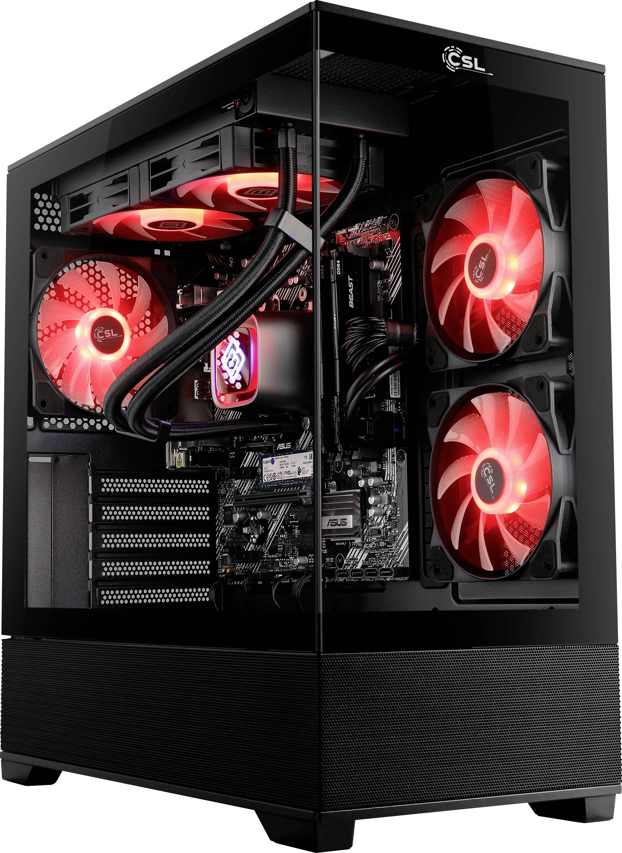 CSL Computer Gaming PC M13420H Intel® Core™ Ultra 7 265KF 32 GB RAM 1000 GB SSD Nvidia GeForce RTX™ 5060 Ti 8 GB GDDR7 9...