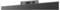 Ein schwarzer Laptop-Bildschirm mit einer eingebauten Webcam mit einer Schiebe-Datenschutzabdeckung, die über dem Bildschirm positioniert ist.