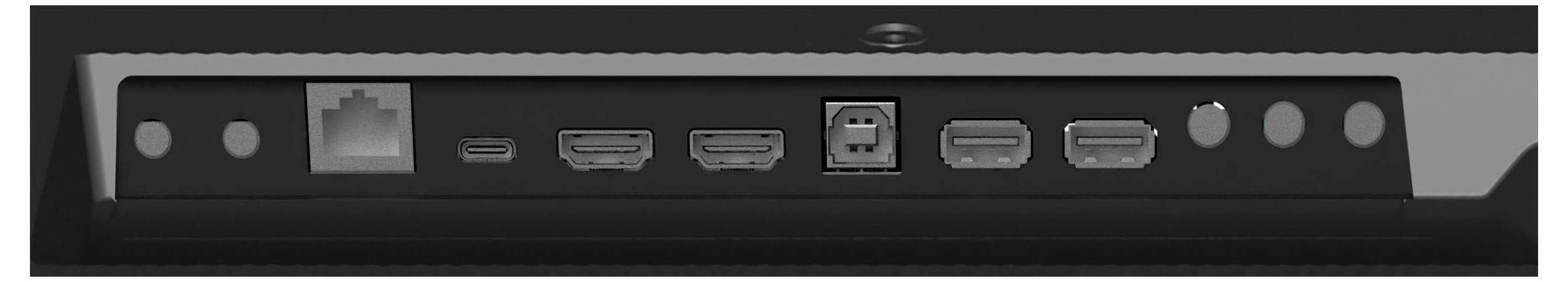 „G-Master" Computermonitor von hinten, mit einem schlanken, minimalistischen Design und verstellbarem Standfuß.