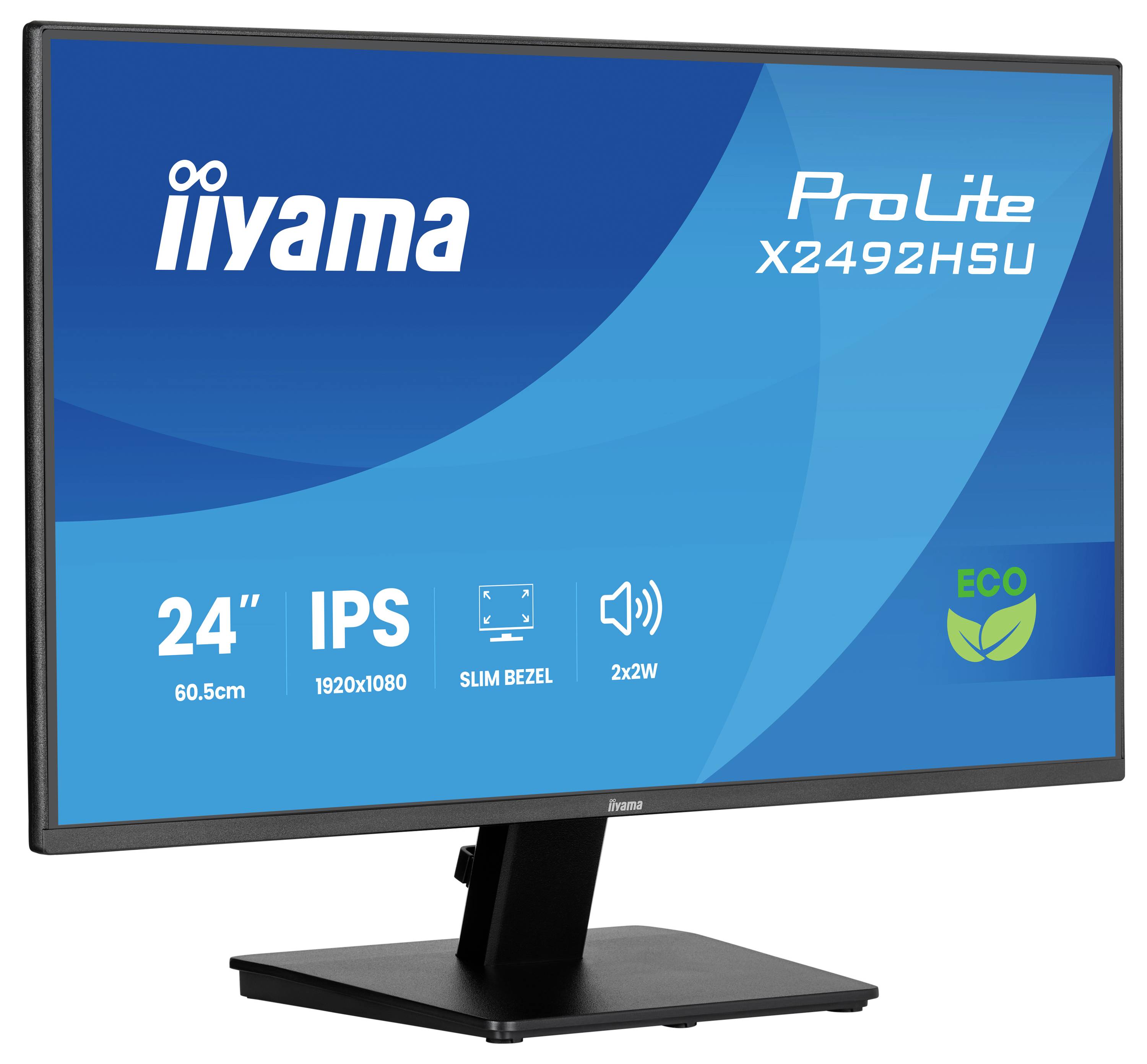 Iiyama ProLite LED-Monitor EEK B (A - G) 61 cm (24 Zoll) 1920 x 1080 Pixel 16:9 3 ms IPS LED-3