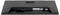 Seitenansicht eines schlanken, modernen Computermonitors mit flachem Bildschirm auf einem Ständer.