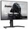 „IIYAMA G-MASTER GB2471HS Monitor" vertikal dargestellt. Die Funktionen umfassen eine Größe von 24 Zoll, Fast IPS, 240-Hz-Bildwiederholungsrate, 0,3-ms-Reaktionszeit, NVIDIA G-SYNC und „Red Eagle"-Branding.