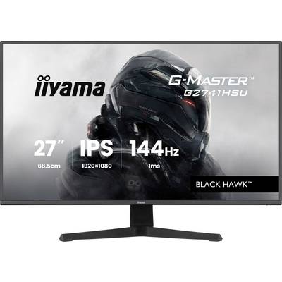 27" iiyama G-Master G2741HSU Black Hawk Monitor, IPS, 1920x1080 Auflösung, 144Hz Bildwiederholfrequenz, 1ms Reaktionszeit.