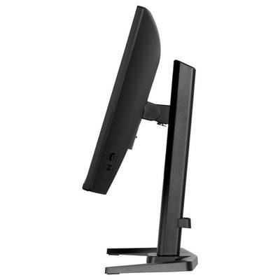 Ein Computermonitor zeigt "iiyama ProLite XB2792QSU" mit einem 27-Zoll-Bildschirm, IPS-Technologie, schmalem Rahmen und umweltfreundlichem Design an.