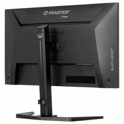 „G-Master" Computermonitor von hinten gesehen, zeigt ein elegantes, modernes Design.