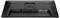 Rückansicht eines Monitors mit verschiedenen Anschlüssen, einschließlich HDMI, DisplayPort, Audiobuchse und Stromstecker, sowie einem VESA-Montagebereich.