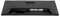 Seitenansicht eines eleganten, modernen Computermonitors auf einem Ständer, der ein schlankes Design und eine verstellbare Höhenfunktion zeigt.