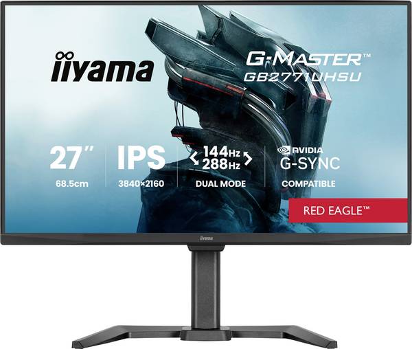 Iiyama G-MASTER Gaming Monitor  EEK F (A - G) 68.6 cm (27 Zoll) 3840 x 2160 Pixel 16:9 0.8 ms HDMI® 2.1 IPS LED