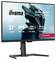 Ein Monitor mit der Bezeichnung „iiyama G-Master GB2770QSU" mit folgenden Funktionen: 27-Zoll-Bildschirm, IPS, 3840x2160-Auflösung, 144-Hz-Bildwiederholfrequenz, NVIDIA G-SYNC-kompatibel.