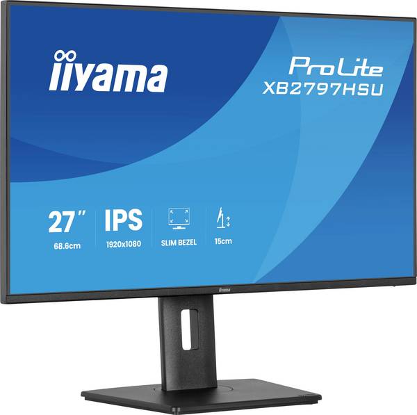 Iiyama ProLite LED-Monitor  EEK C (A - G) 68.6 cm (27 Zoll) 1920 x 1080 Pixel 16:9 4 ms USB IPS LED