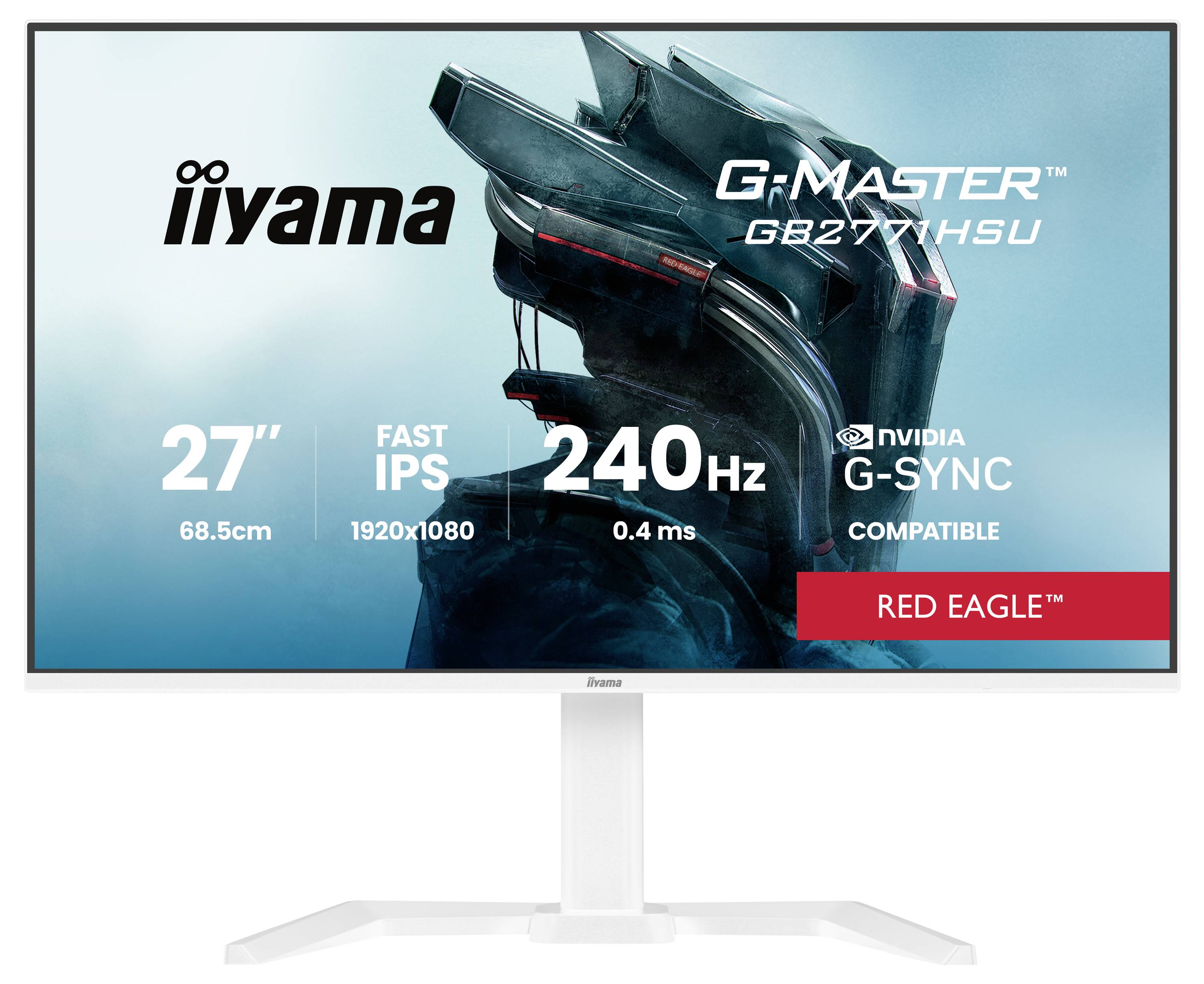 Iiyama G-MASTER Gaming Monitor EEK E (A - G) 68.6 cm (27 Zoll) 1920 x 1080 Pixel 16:9 0.4 ms DisplayPort-1