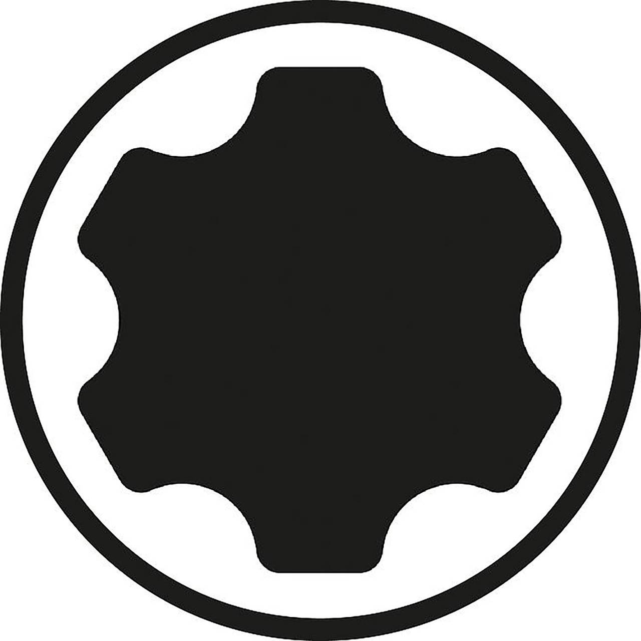 Symbol „Fotomodus" mit einem Zahnrad-Form in einem Kreis, das Einstellungen oder Konfigurationsoptionen anzeigt.