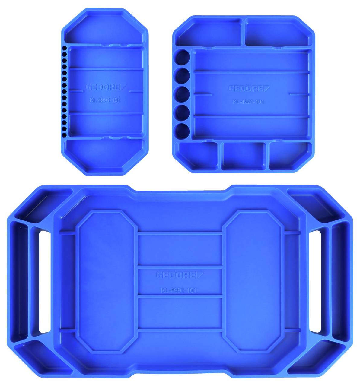Gedore Automotive 3457192 KL-4991-101 Silikon-Aufbewahrungsmatte, 3-teilig (L x B) 305 mm x 50 mm 1 Set-1