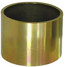 Eine zylindrische Metalldüse mit leicht konischer Spitze und schillernder Oberfläche, möglicherweise für die präzise Dosierung von Flüssigkeiten oder Gasen verwendet.