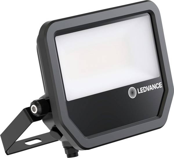LEDVANCE FLOODLIGHT 50 41W 6KLM 830 PS SY100 BK 4099854305924 LED-Flutlichtstrahler 41 W Leuchtfarben: Warmweiß