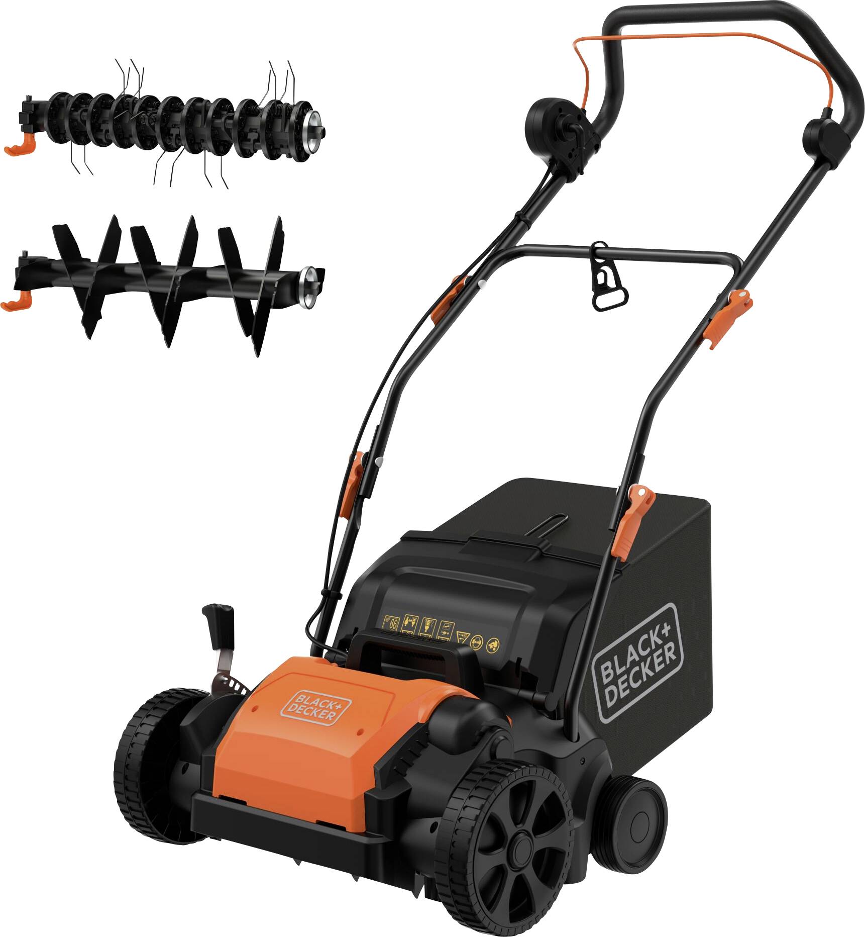 Black & Decker Elektro Vertikutierer fahrbar Arbeitsbreite 30 cm