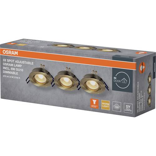 OSRAM HOMELIGHTING 4058075853539 Deckenstrahler, LED-Deckenstrahler GU10 Bronze-Grün