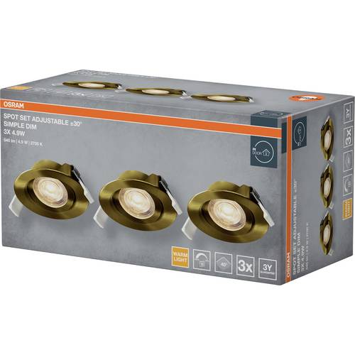 OSRAM HOMELIGHTING 4099854595882 Deckenstrahler, LED-Deckenstrahler Bronze-Grün