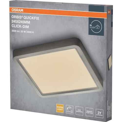 OSRAM HOMELIGHTING 4099854604867 Deckenleuchte, LED-Deckenleuchte Silver