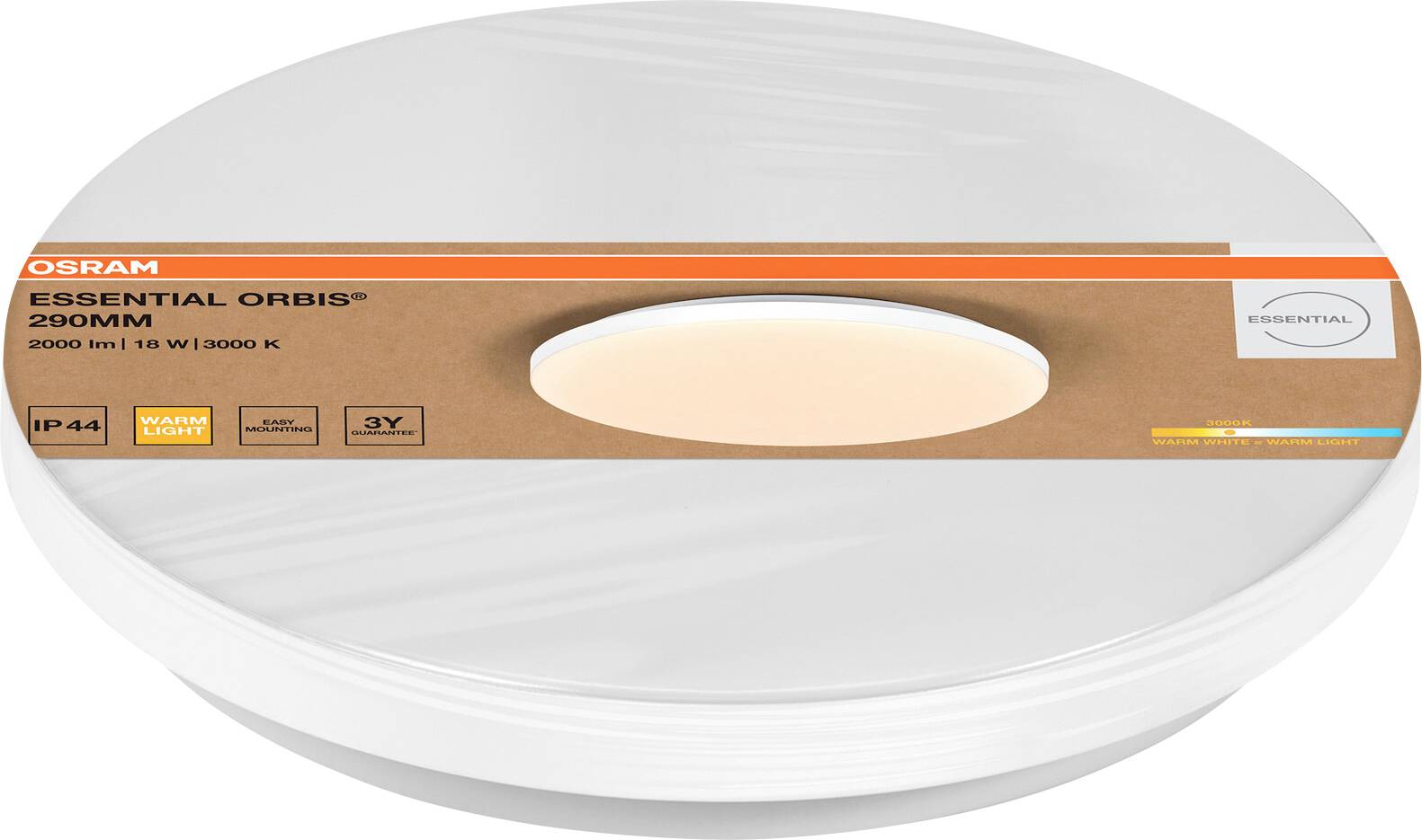 OSRAM HOMELIGHTING 4099854621482 Deckenleuchte, LED-Deckenleuchte Weiß