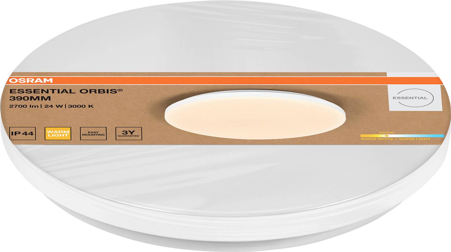 OSRAM HOMELIGHTING 4099854621529 Deckenleuchte, LED-Deckenleuchte Weiß