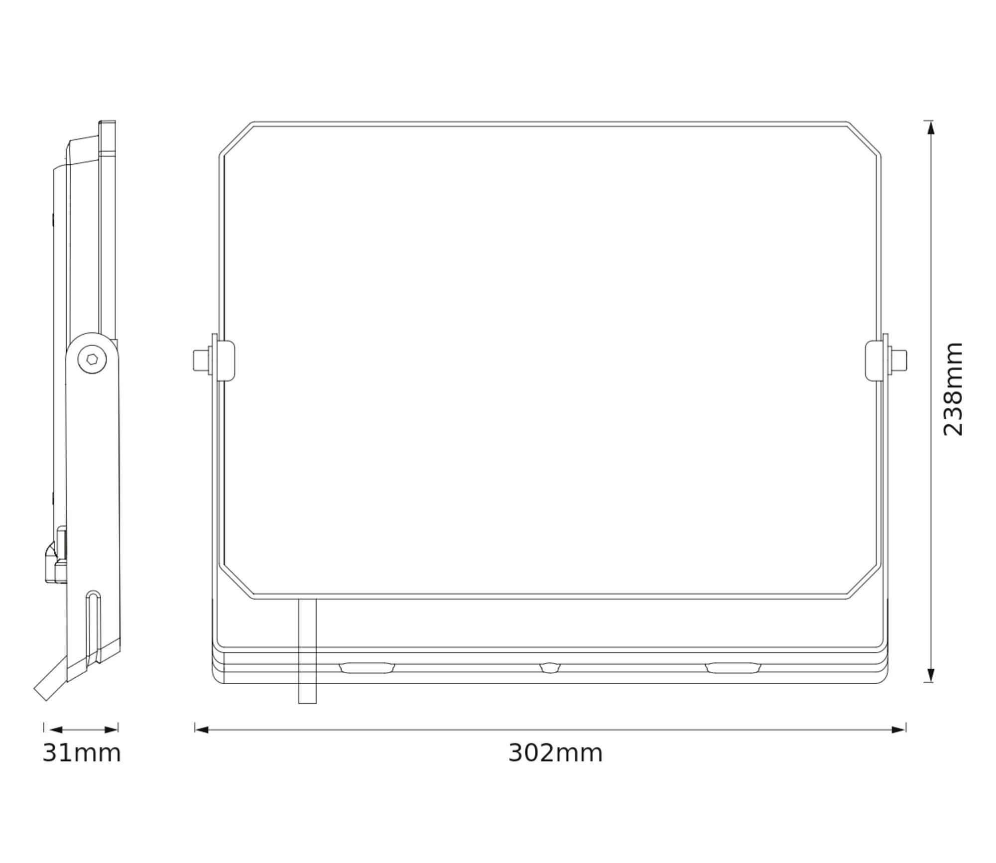 OSRAM HOMELIGHTING 4099854493508 LED-Flutlichtstrahler Leuchtfarben: Kaltweiß