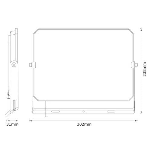 OSRAM HOMELIGHTING 4099854493508 LED-Flutlichtstrahler Leuchtfarben: Kaltweiß