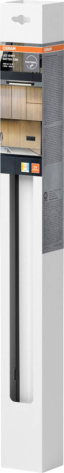 OSRAM HOMELIGHTING Unterbauleuchte, LED-Unterbauleuchte Warmweiß, Kaltweiß Schwarz