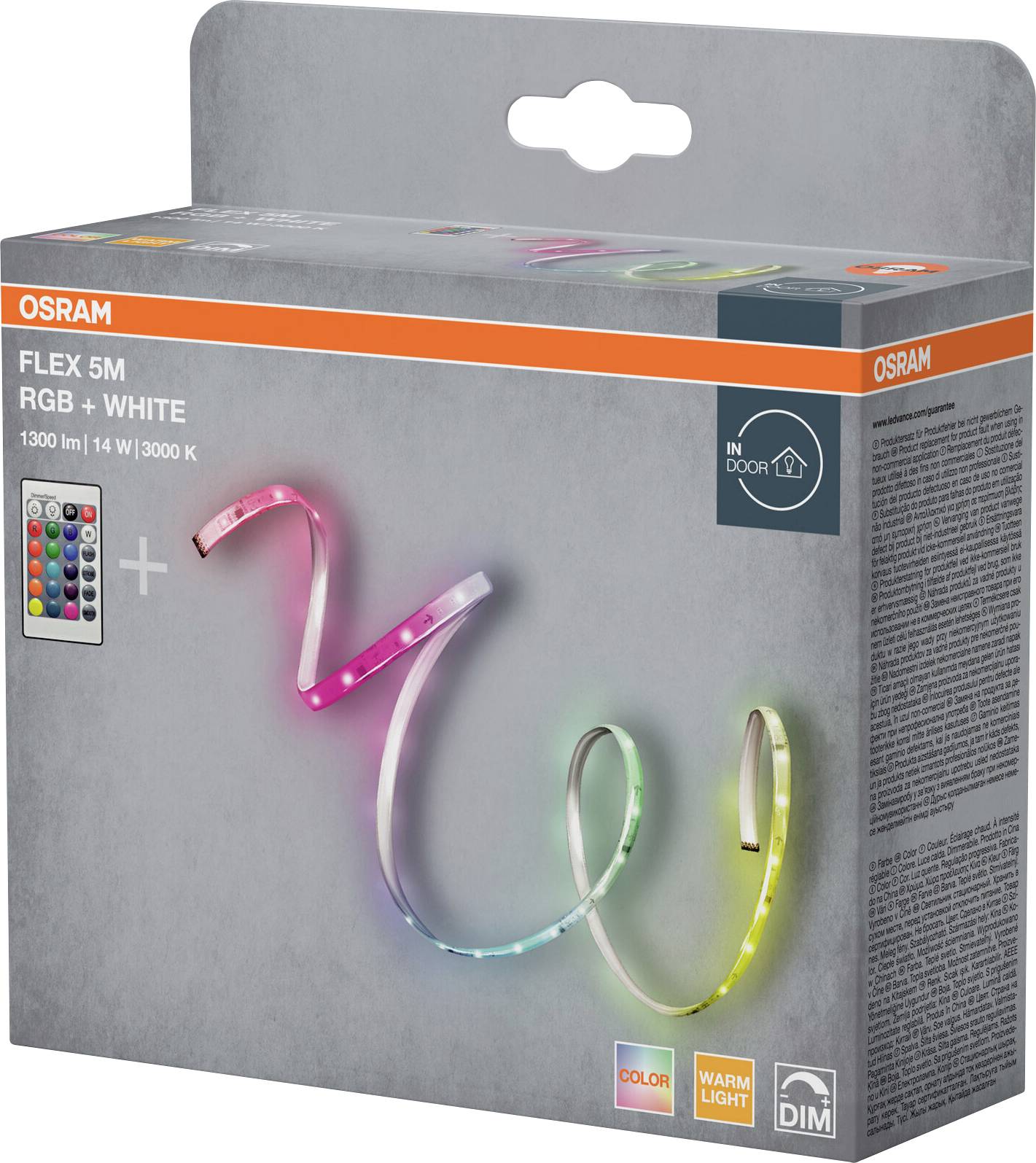 OSRAM HOMELIGHTING 4099854448577 LED-Streifen 230 V Rot, Grün, Blau, Warmweiß 1 St.