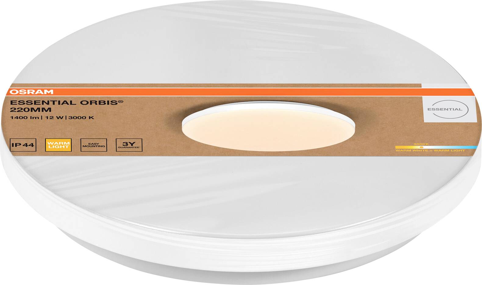 OSRAM HOMELIGHTING 4099854621444 Deckenleuchte, LED-Deckenleuchte Weiß