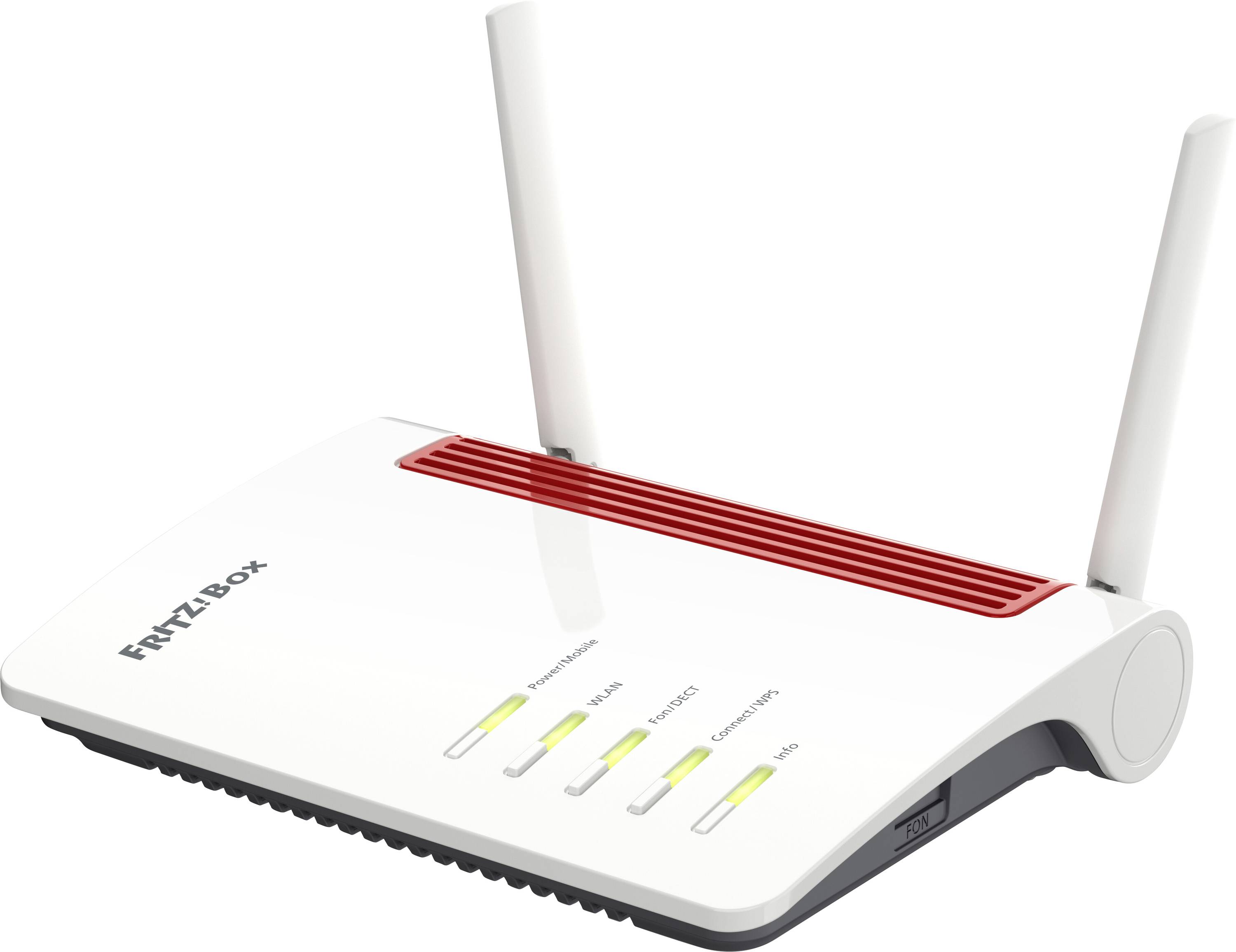Box FRITZ! 6850 4G WLAN-Router Gigabit Ethernet Dual-Band (2,4 GHz/5 GHz) Weiß