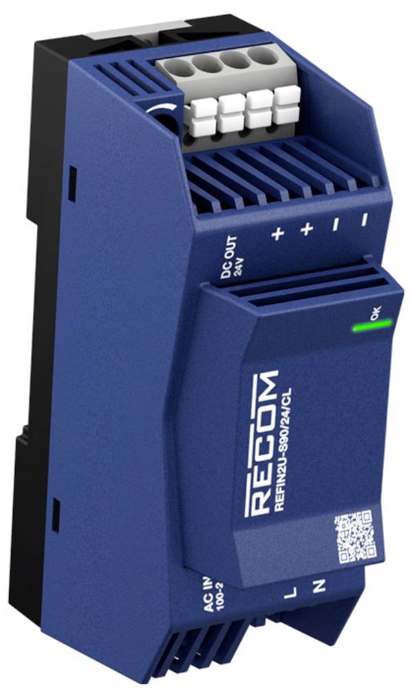 RECOM REFIN2U-S90/24/CL AC/DC-Industrienetzteil  24 V   Anzahl Ausgänge:1 x  Inhalt 1 St.