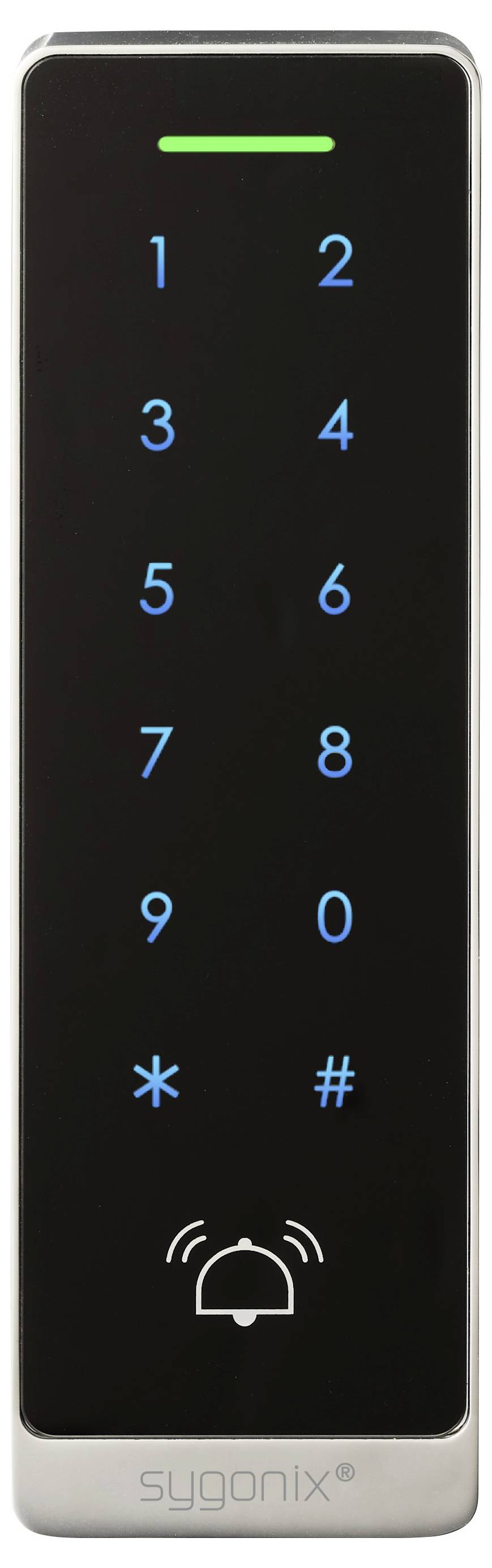 Sygonix SY-7372600 Code-Tastatur mit RFID Aufputz 12 V/DC, 18 V/DC IP66 mit beleuchteter Tastatur, mit Touchscreen-1