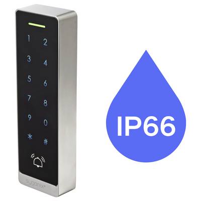 Sygonix SY-7372600 Code-Tastatur mit RFID Aufputz 12 V/DC, 18 V/DC IP66 mit beleuchteter Tastatur, mit Touchscreen-8