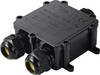 TRU COMPONENTS Abzeigdose IP68 wasserdicht, 3 Eingänge, 0,5 - 4,0 mm² TC-14745288 Schwarz TRU COMPONENTS Inhalt: 1 St.