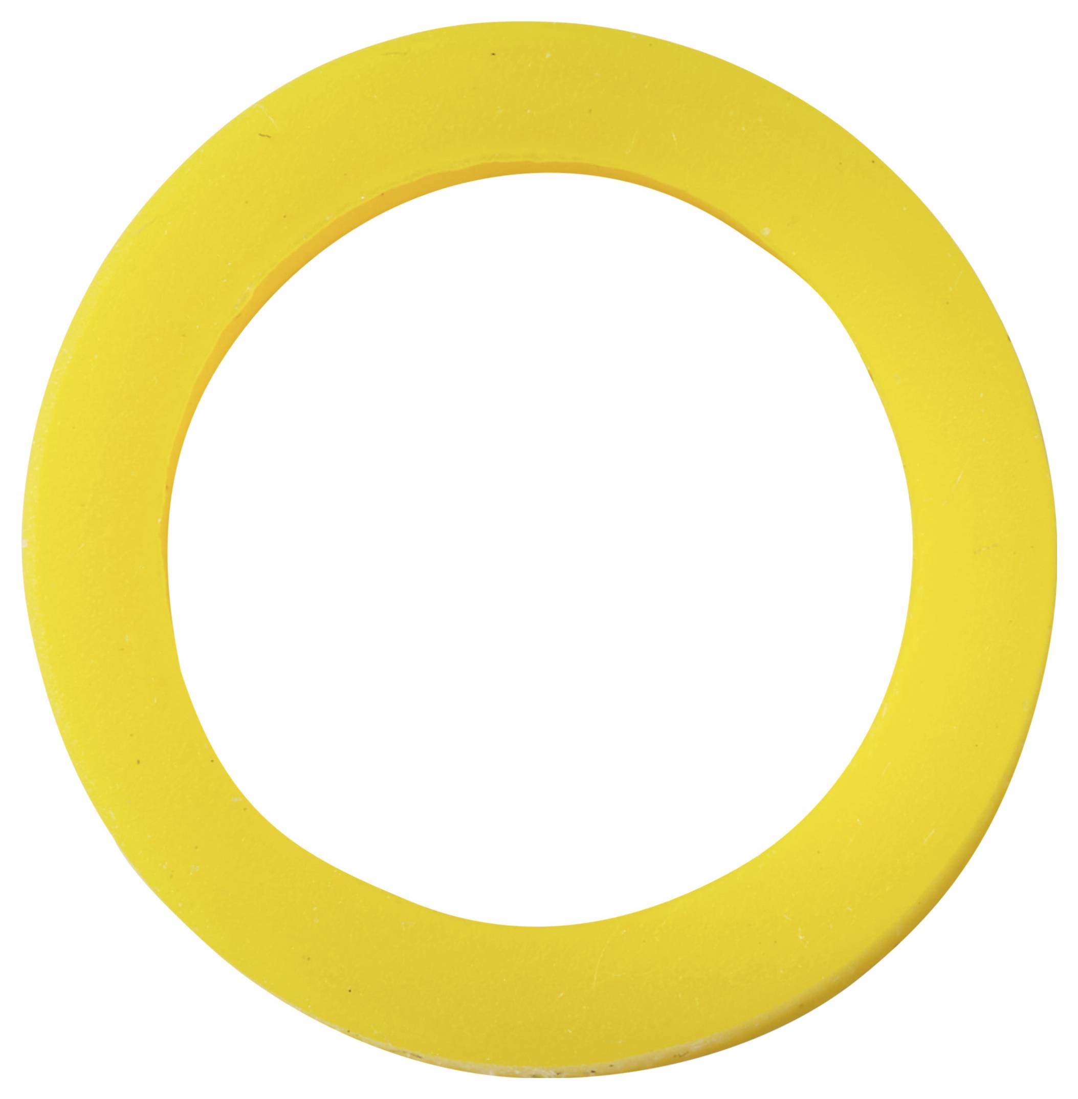 TRU COMPONENTS Flacher Gummidichtungsstopfen M20 (Kabeldurchmesser 6 - 11 mm) TC-14745296 Gelb TRU COMPONENTS Inhalt: 1 -1
