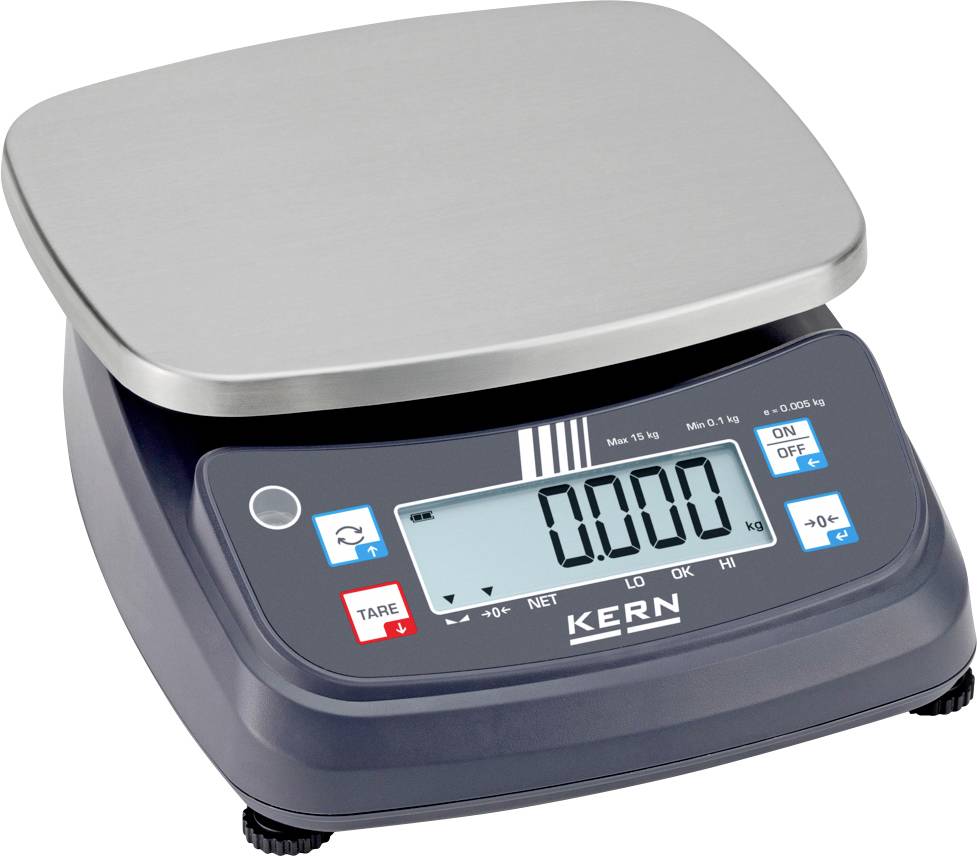 Kern Tischwaage FPE 15K-3M Wägebereich (max.) 15 kg