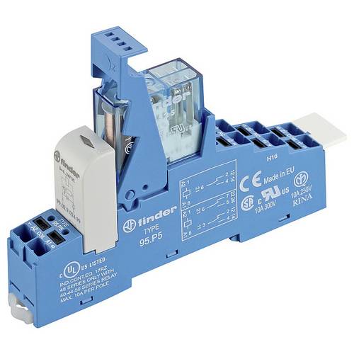 Finder 48.P6.7.024.1050SPA Koppelrelais 24 V/DC 16 A 1 Wechsler 1 St.