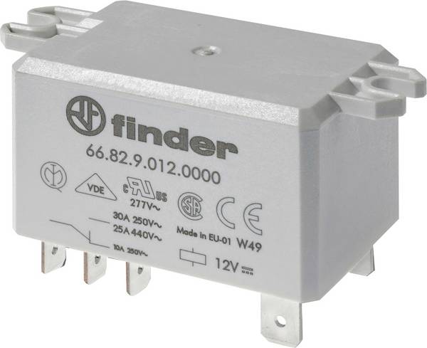 Finder 66.82.8.230.4000 Printrelais 230 V/AC 30 A 2 Wechsler 1 St.