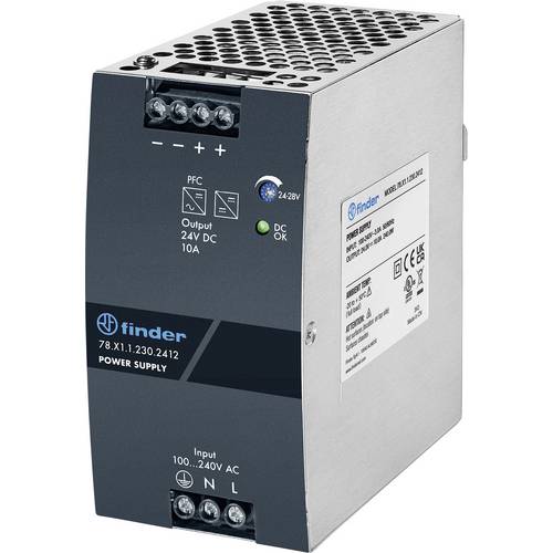 Finder 78.X1.1.230.2412 Schaltnetzteil 10 A 240 W Anzahl Ausgänge:1 x Inhalt 1 St.