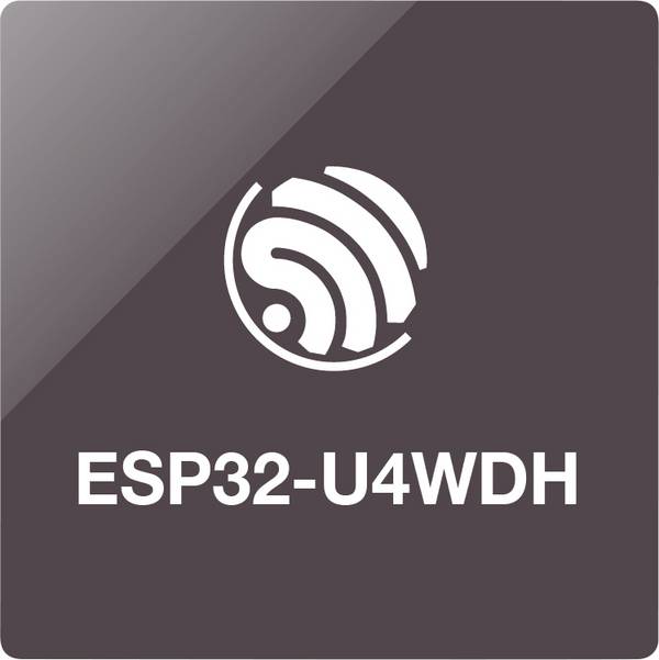 Espressif ESP32-U4WDH Mikrocontroller SoC ESP32-U4   Tape on Full reel