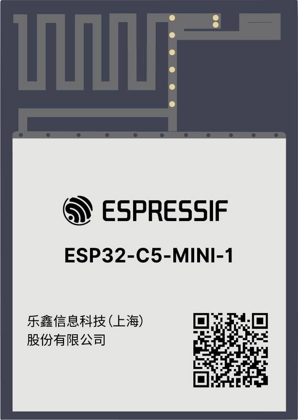 Espressif ESP32-C5-MINI-1-N4 WiFi-Modul WiFi/Bluetooth Modul ESP32-C5 Tape on Full reel